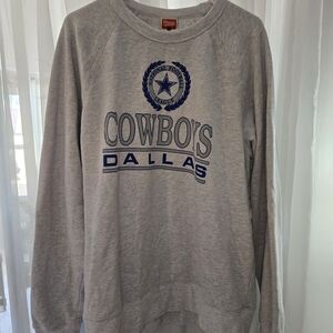 HOMAGE Light Gray Crewneck Sweatshirt with Red Label